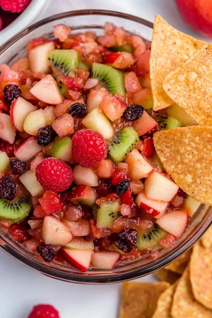 FRUIT SALSA Recipe Delicious FRUIT SALSA