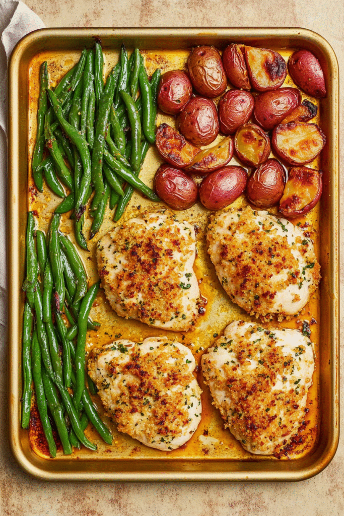 Delicious Parmesan Crusted Chicken