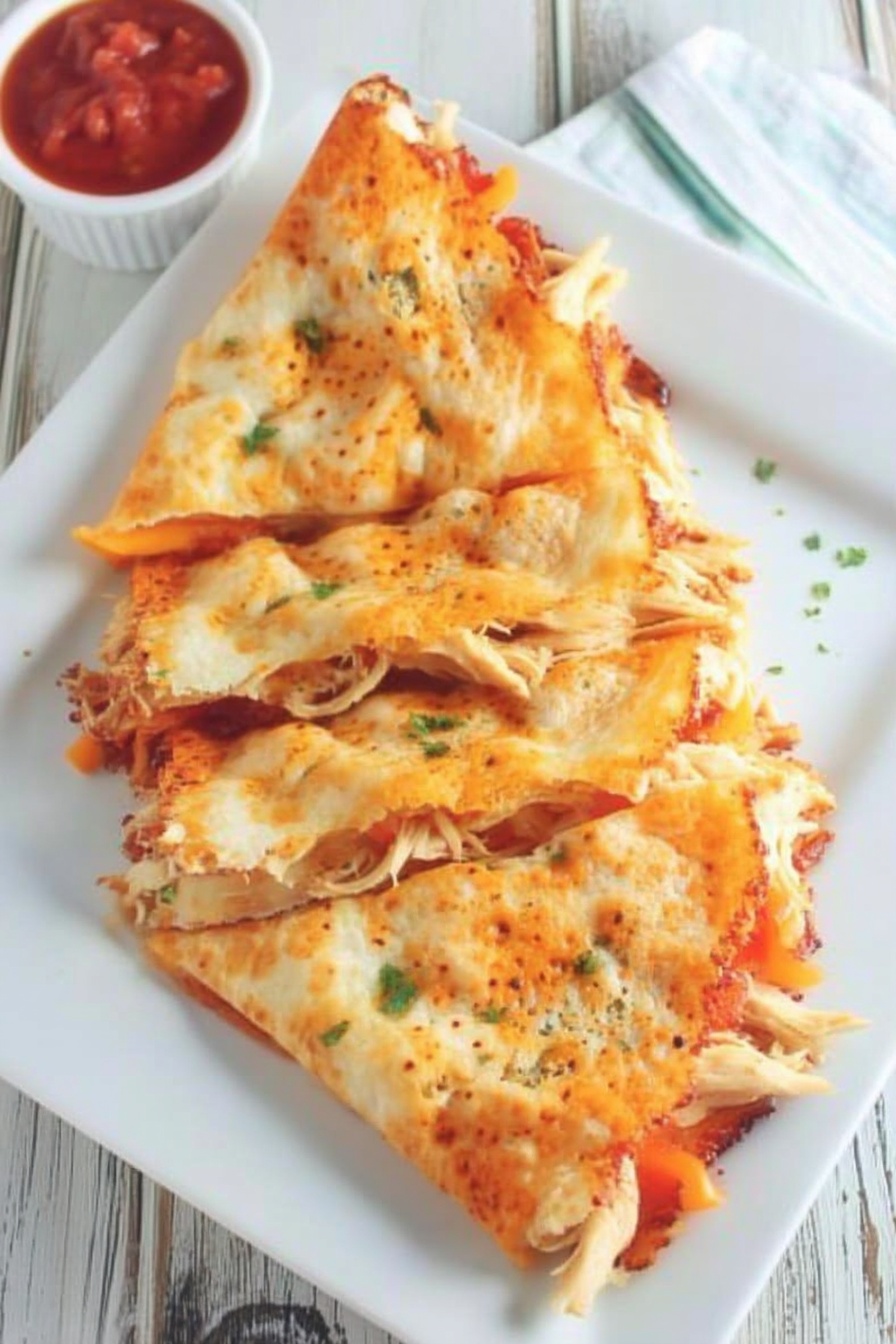 Keto Chicken Quesadilla Recipe Delicious Keto Chicken Quesadilla