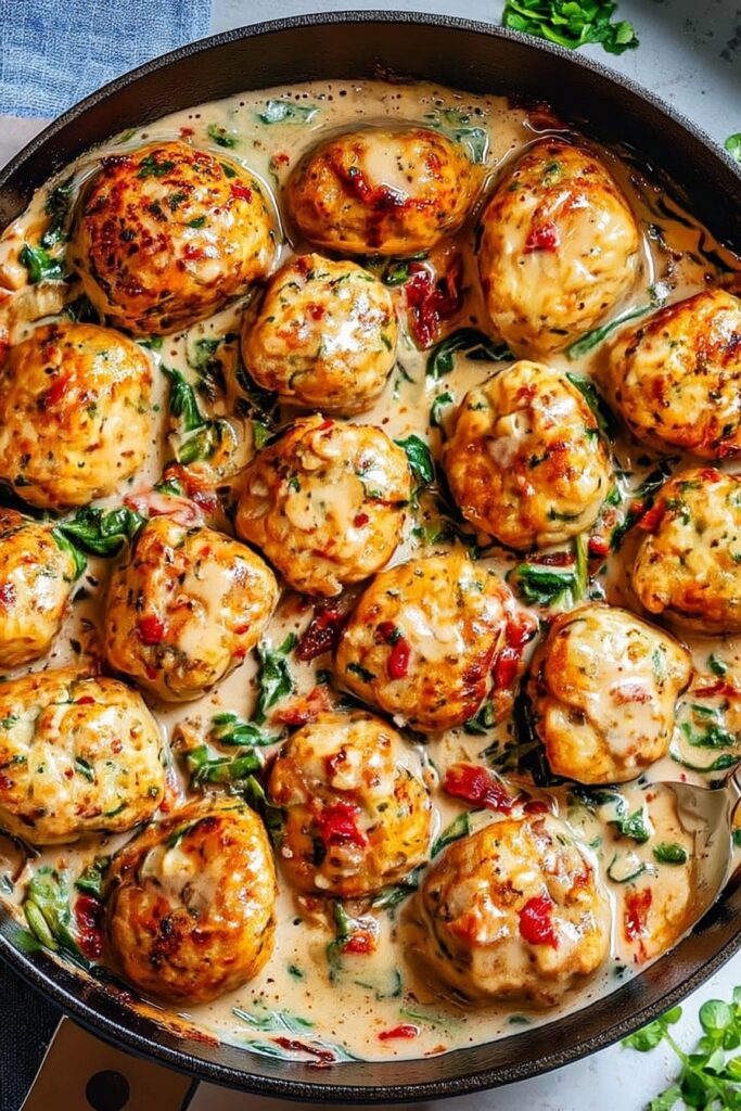Delicious Spinach Turkey Meatballs