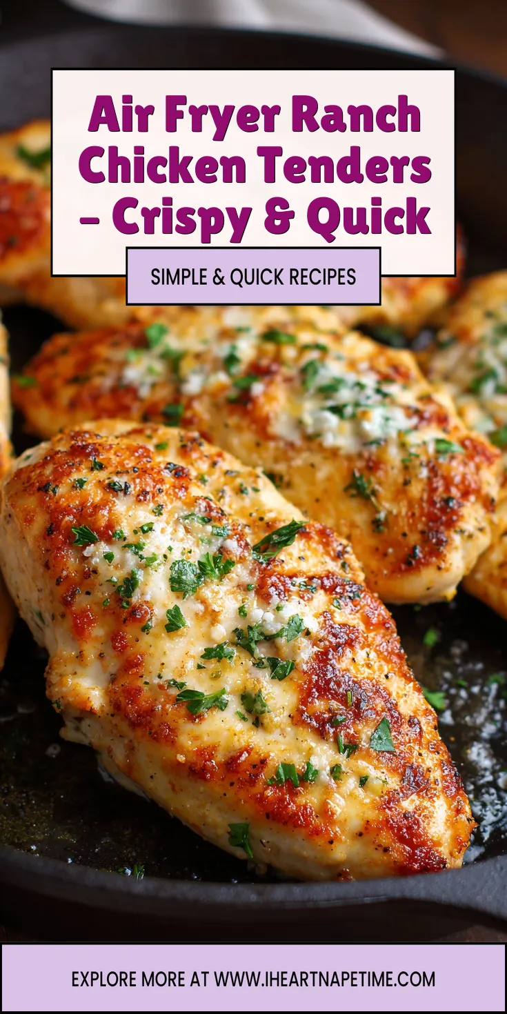 Air Fryer Ranch Chicken Tenders – Crispy & Quick served warm with cozy spices