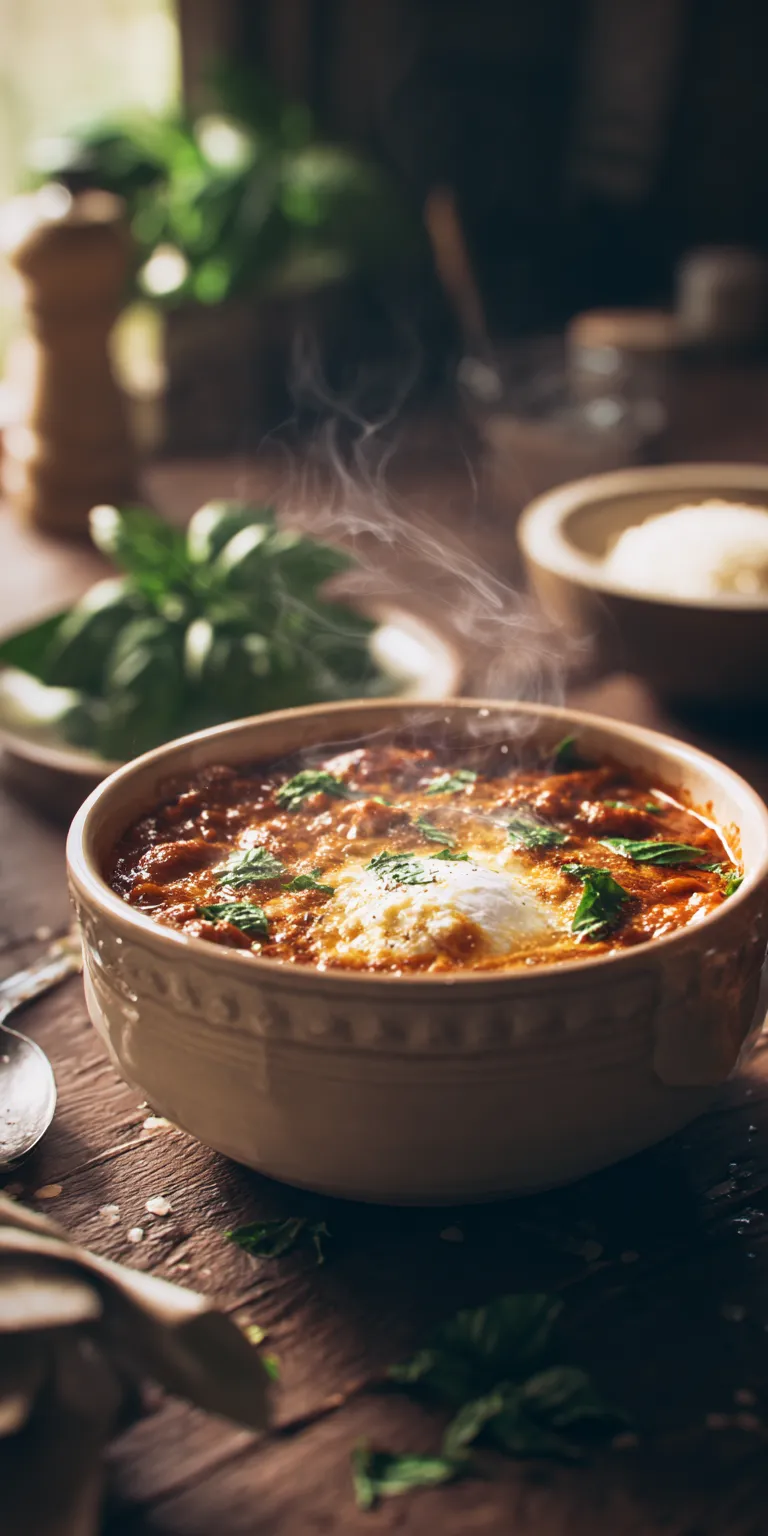 Best One-Pot Lasagna Soup – Cozy Comfort in Minutes served warm with cozy spices