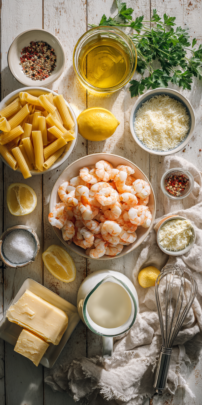 Cheesy Baked Shrimp Scampi Casserole – Crowd Favorite served warm with cozy spices