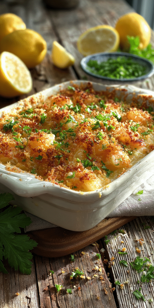 Cheesy Baked Shrimp Scampi Casserole – Crowd Favorite Recipe