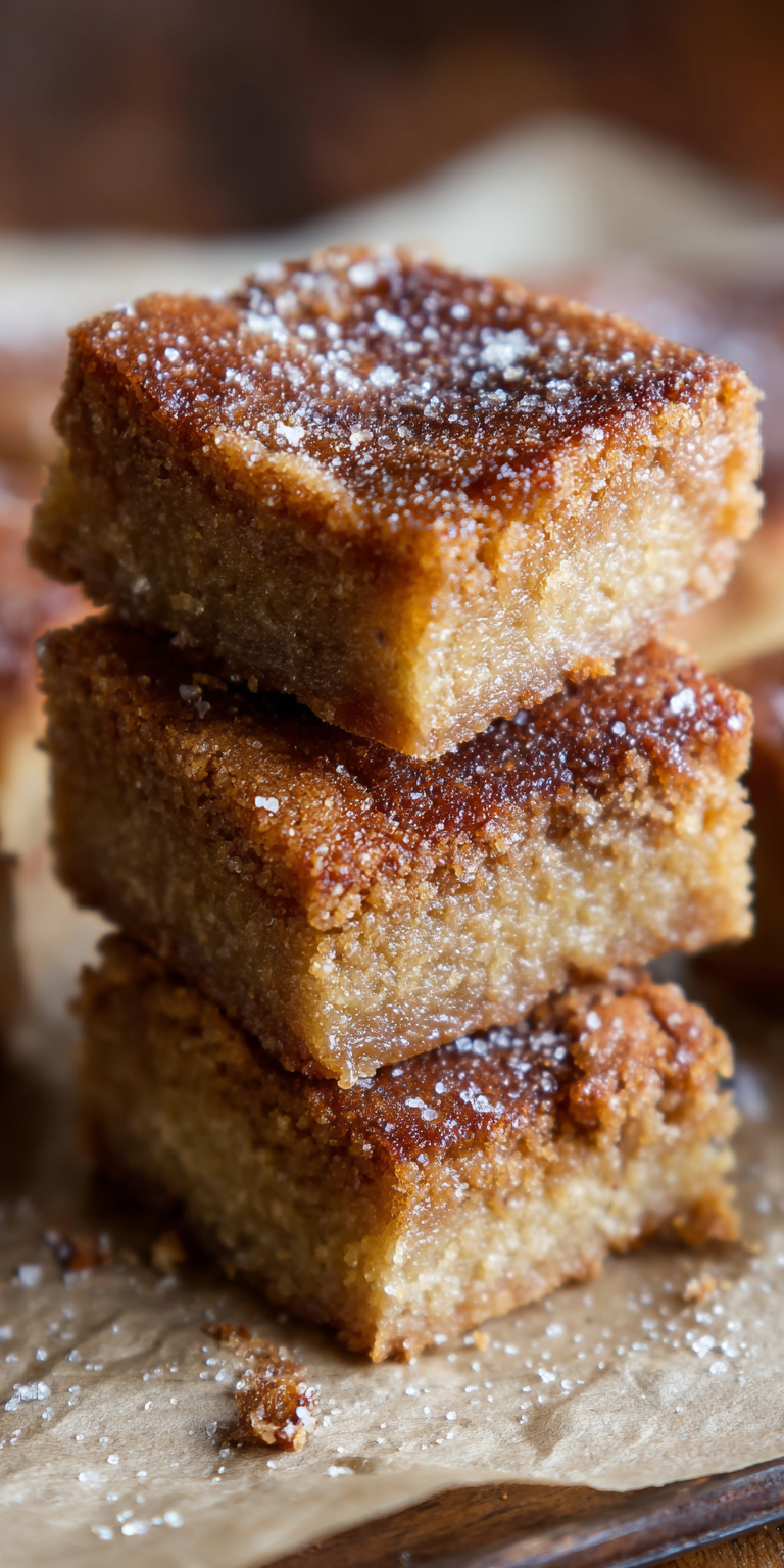 Cinnamon Sugar Blondies: Cozy Fall Bars That Melt Hearts! Recipe