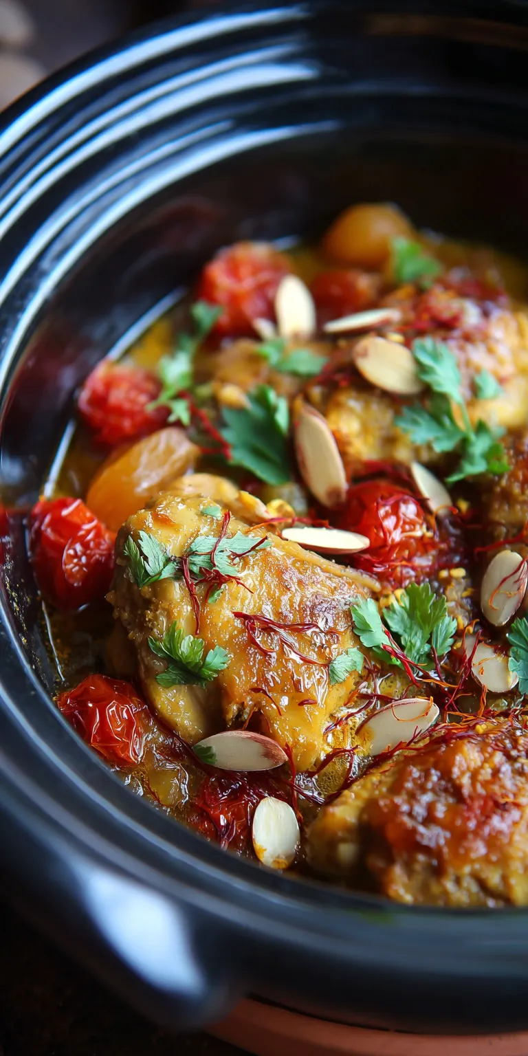 Crockpot Chicken with Artichokes Mediterranean Creamy Dream served warm with cozy spices