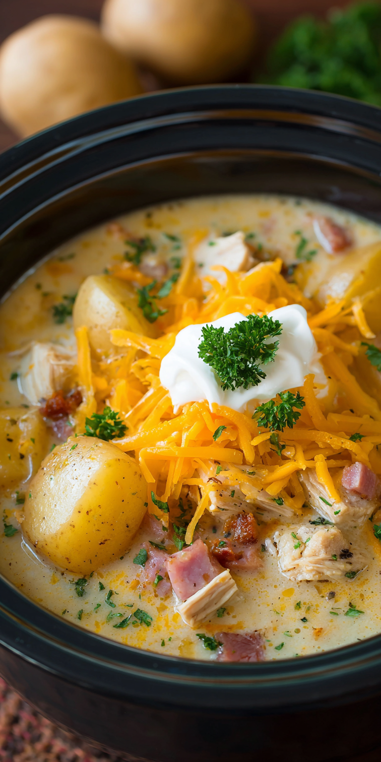 Crockpot Hearty Potato Soup – One-Pot Dinner Winner Recipe