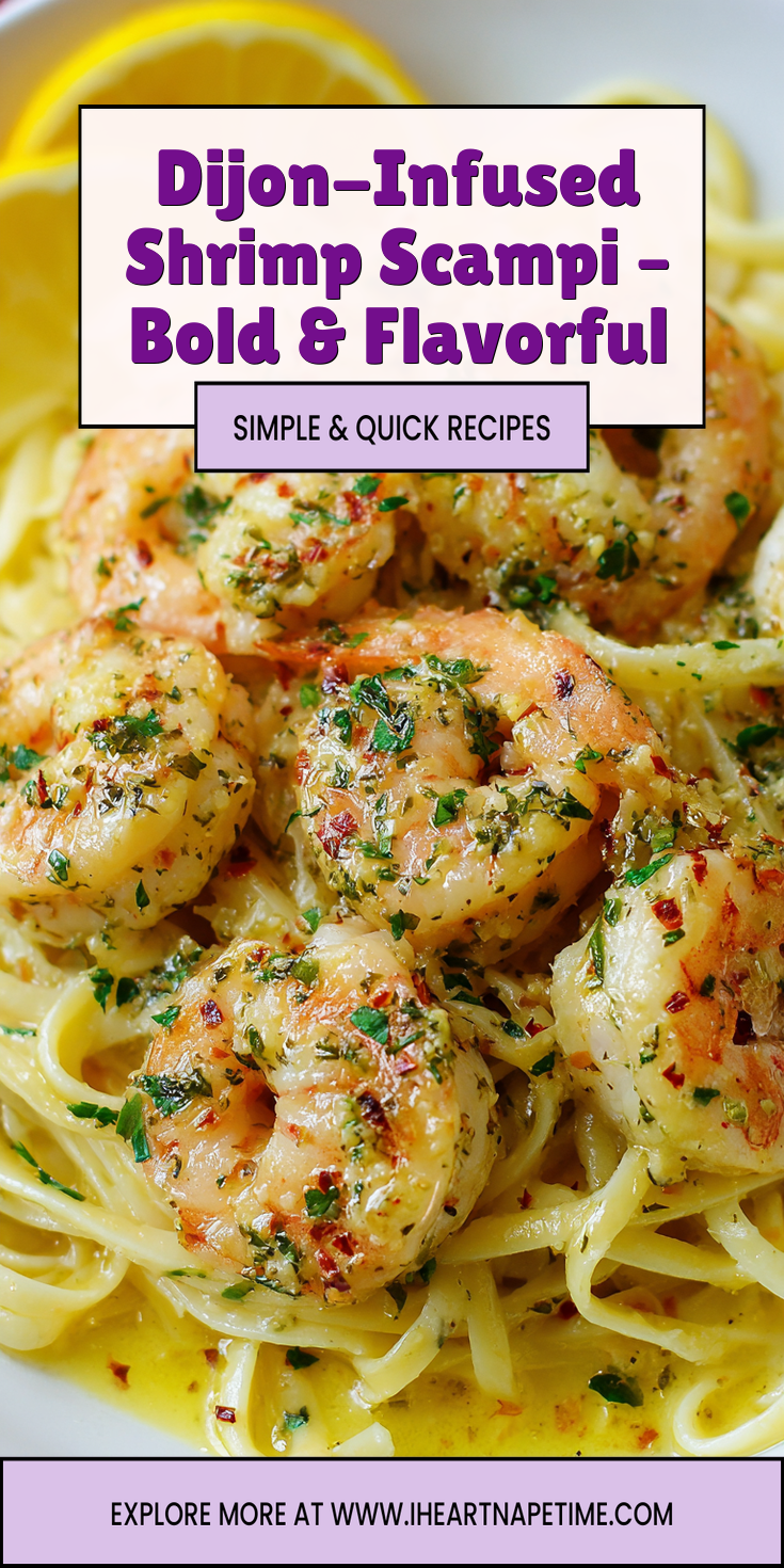 Dijon-Infused Shrimp Scampi – Bold & Flavorful served warm with cozy spices
