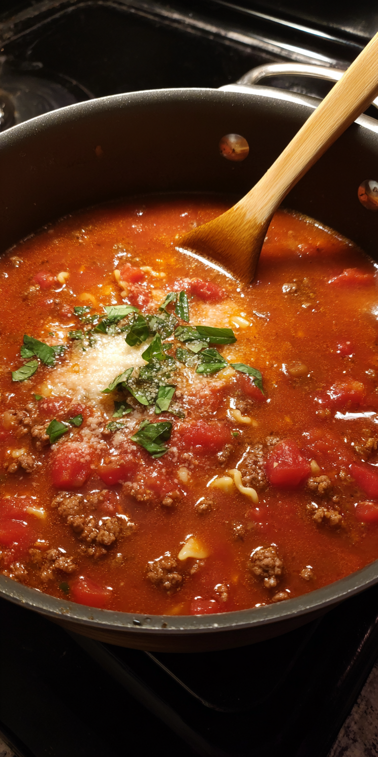 Fast Lasagna Soup – Ready in Under 30 Minutes Recipe