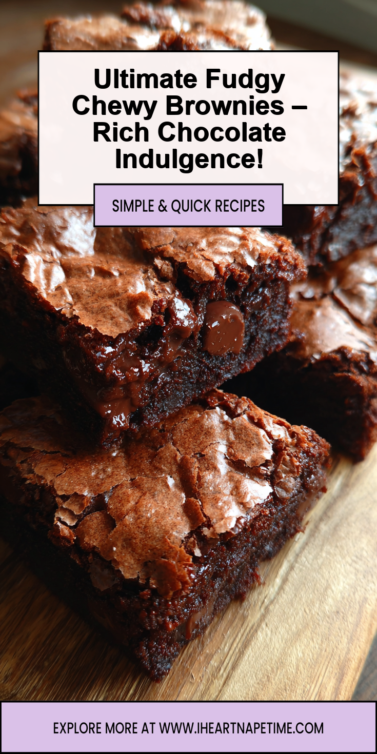 A plate of fudgy chewy browkies with rich chocolate texture