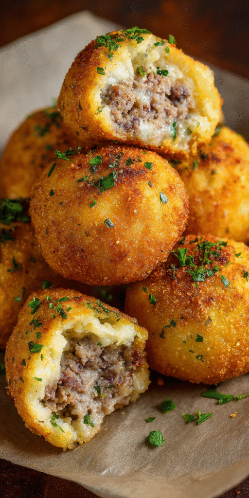 Garlic Parmesan Cheeseburger Bombs: Juicy Flavor Explosion! Recipe