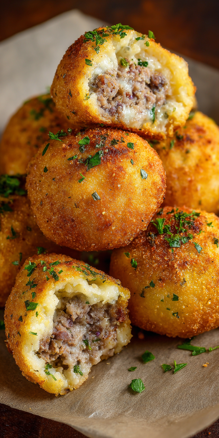 Garlic Parmesan Cheeseburger Bombs: Juicy Flavor Explosion! Recipe