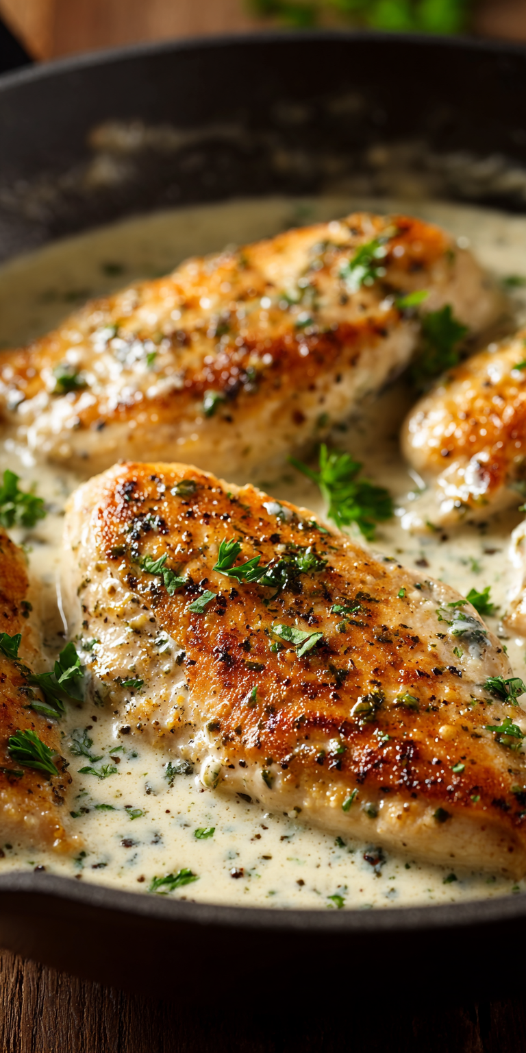 Garlic Parmesan Crusted Chicken Breasts – Crispy & Tender Recipe