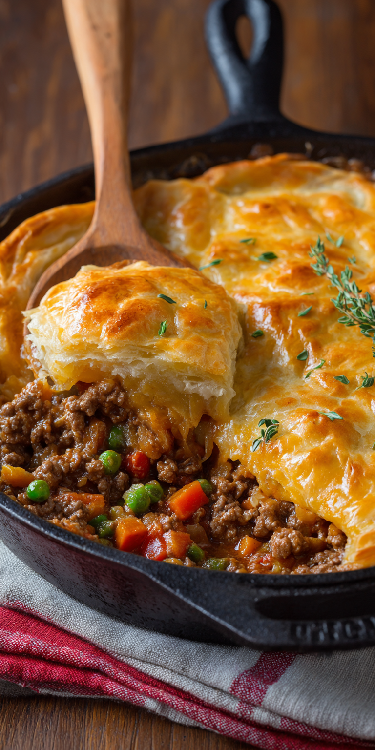 Hearty Ground Beef & Potato Casserole – Cozy Meal Recipe