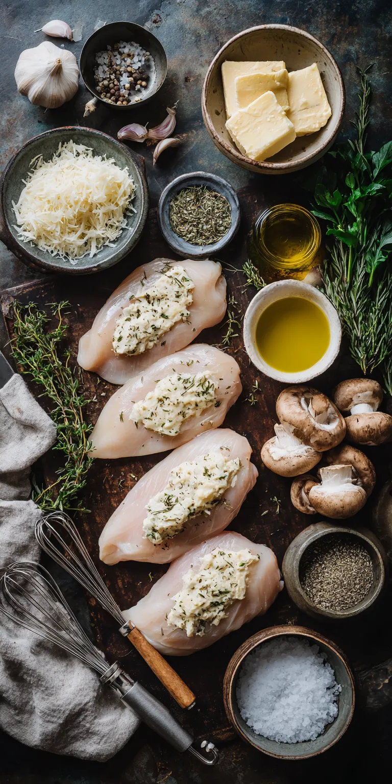 Herb Garlic Butter Chicken Breasts – Weeknight Favorite served warm with cozy spices