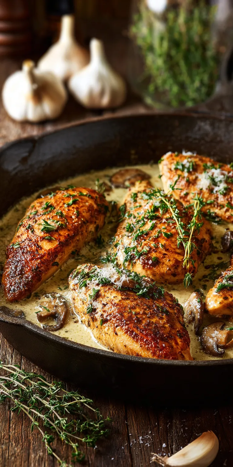 Herb Garlic Butter Chicken Breasts – Weeknight Favorite served warm with cozy spices