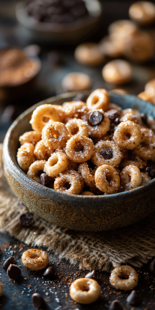 Mini Doughnut Hot Buttered Cheerios: Sweet Crunch Delight!