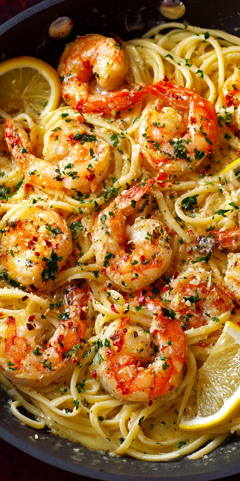One-Pan Garlic Shrimp Scampi – Minimal Cleanup Recipe