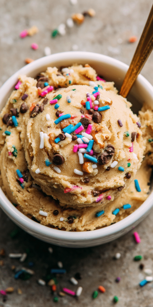 Safe Edible Cookie Dough: No-Bake Spoonable Delight! Recipe