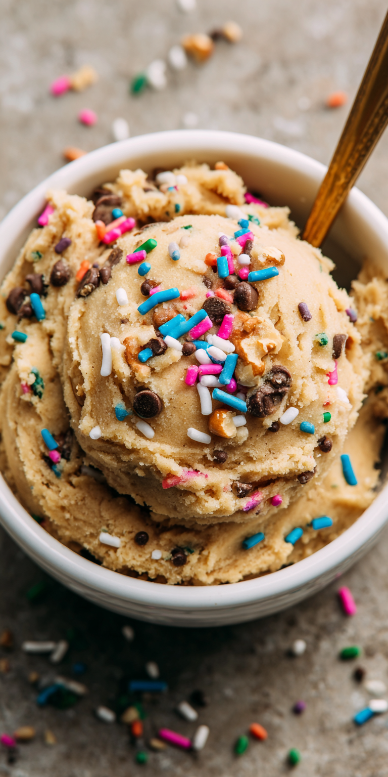 Safe Edible Cookie Dough: No-Bake Spoonable Delight! Recipe
