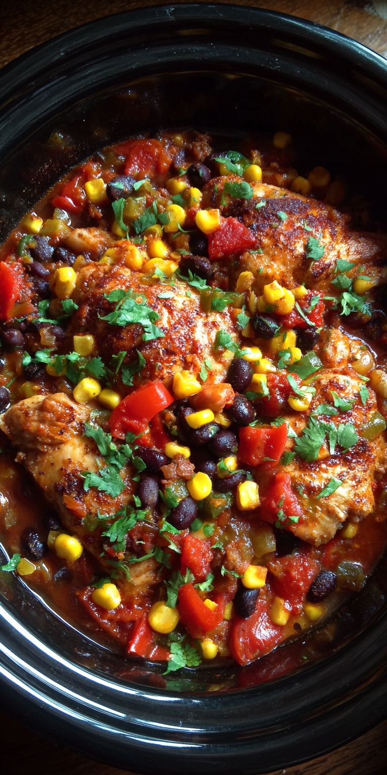 Slow Cooker Chipotle Chicken Smoky Spicy Mexican Heat Recipe