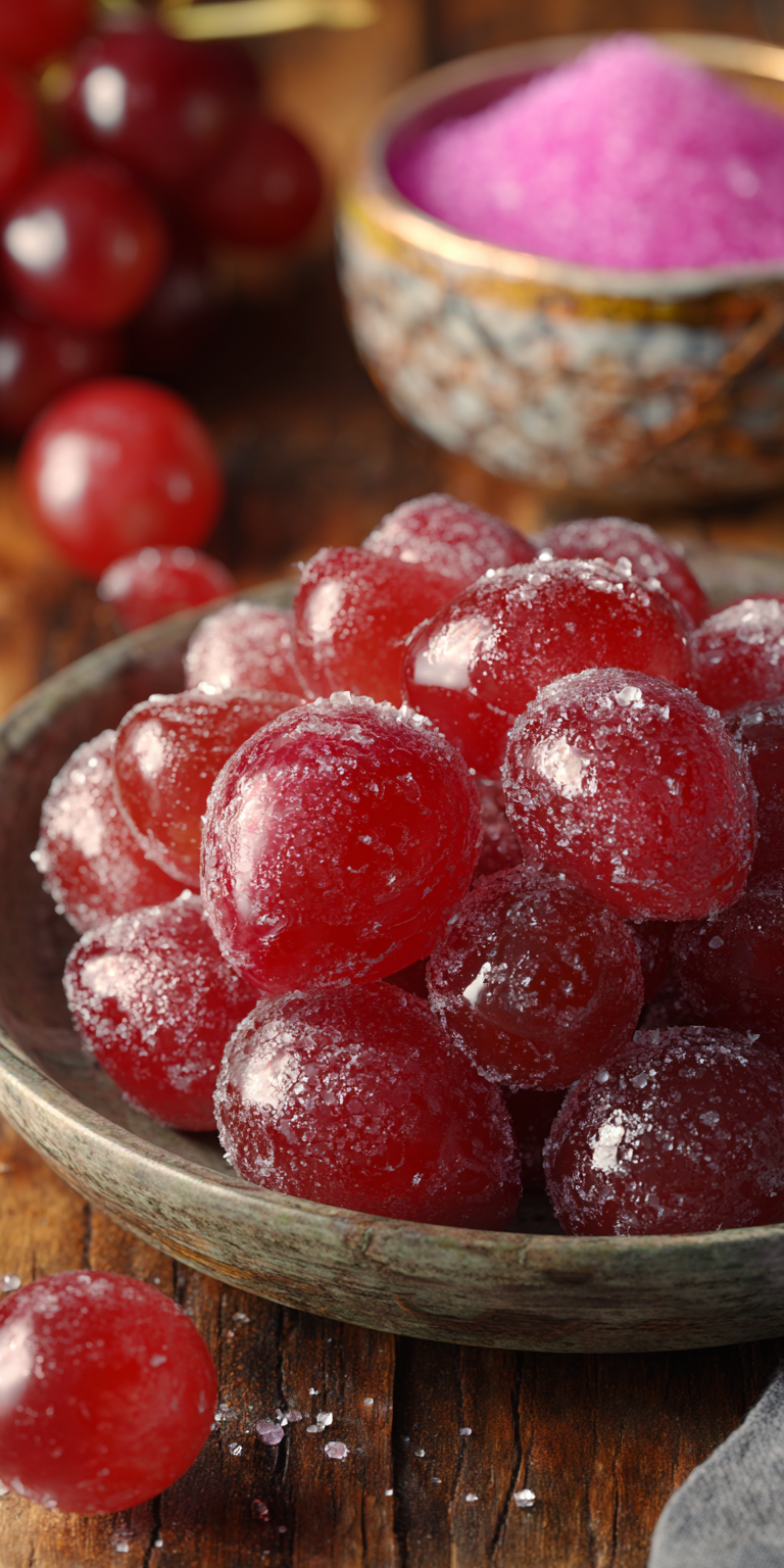 Tangy Sour Patch Grapes: Sweet & Sour Explosion in Every Bite! Recipe