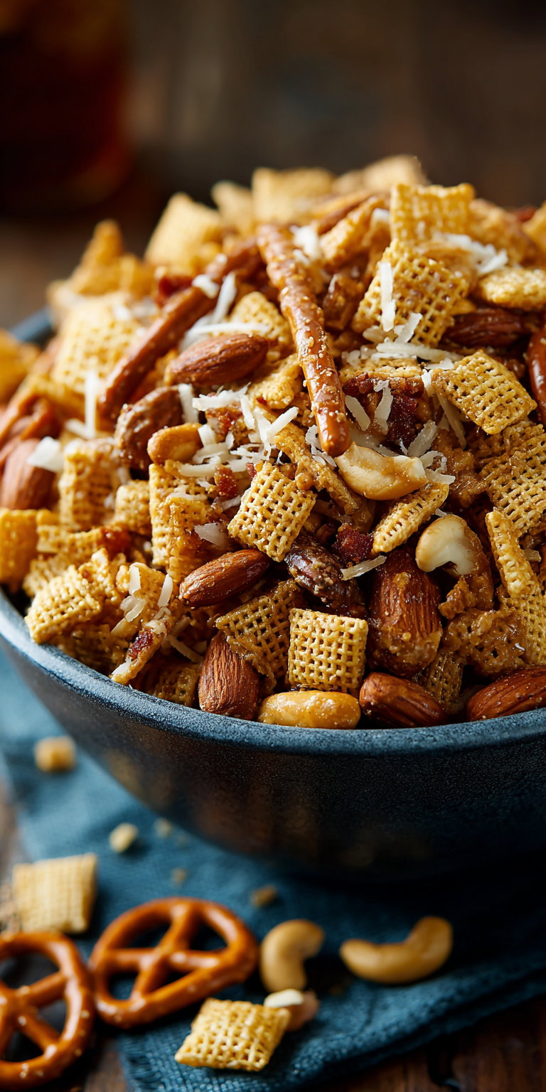 Toffee Chex Mix: Sweet, Salty, Irresistible Snack! Recipe