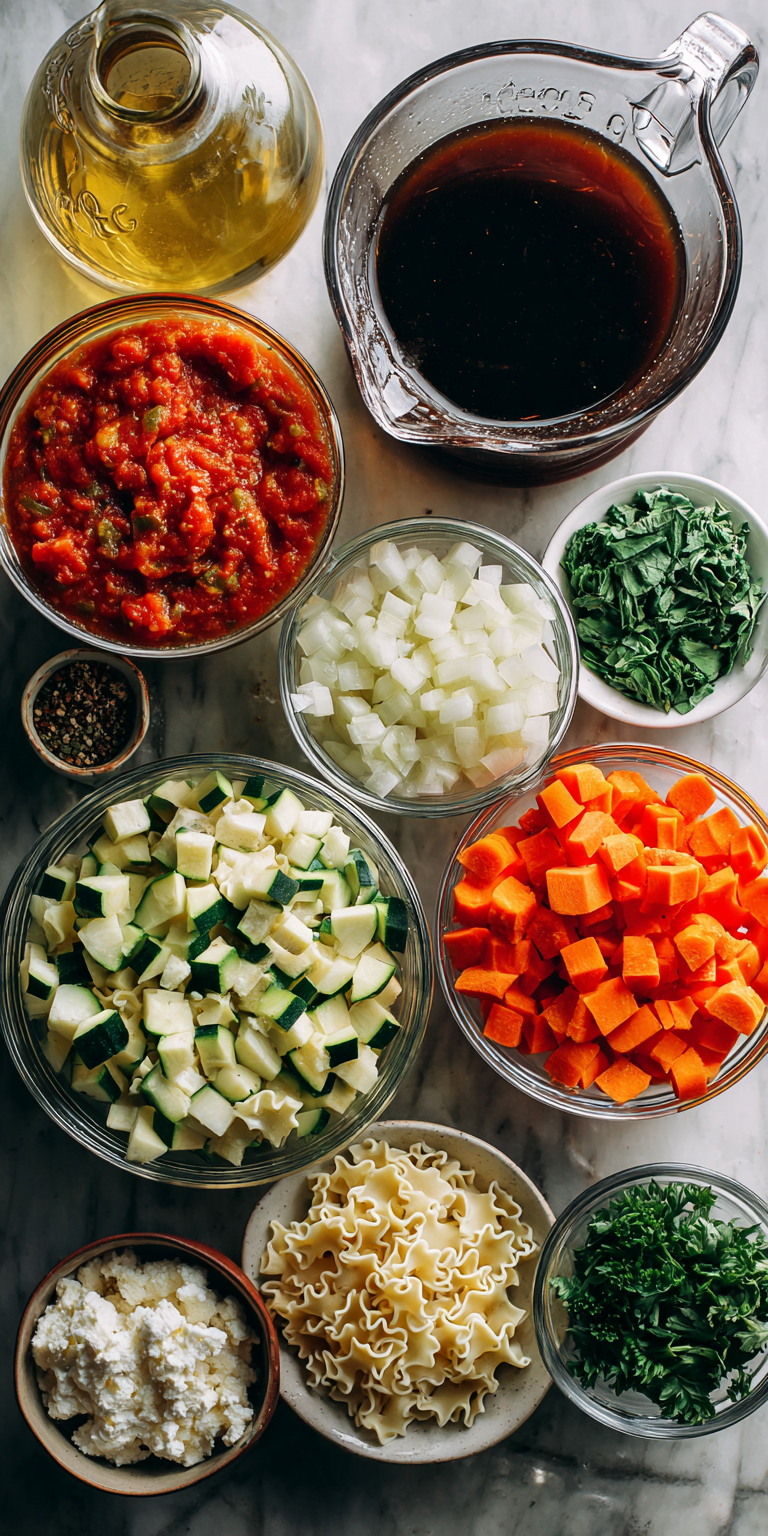 Veggie-Packed Lasagna Soup – Flavorful & Healthy served warm with cozy spices
