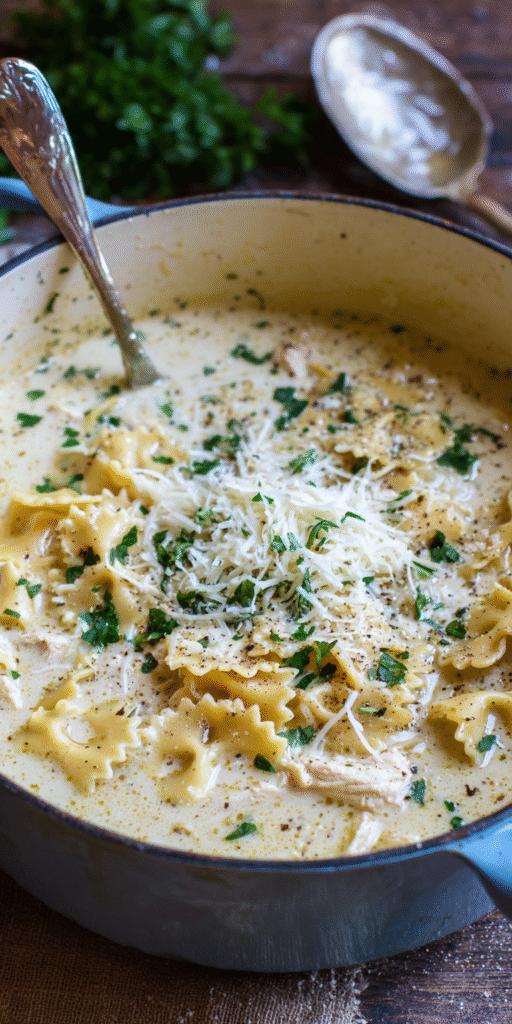 White Cheddar Italian Lasagna Soup – Smooth & Creamy Recipe