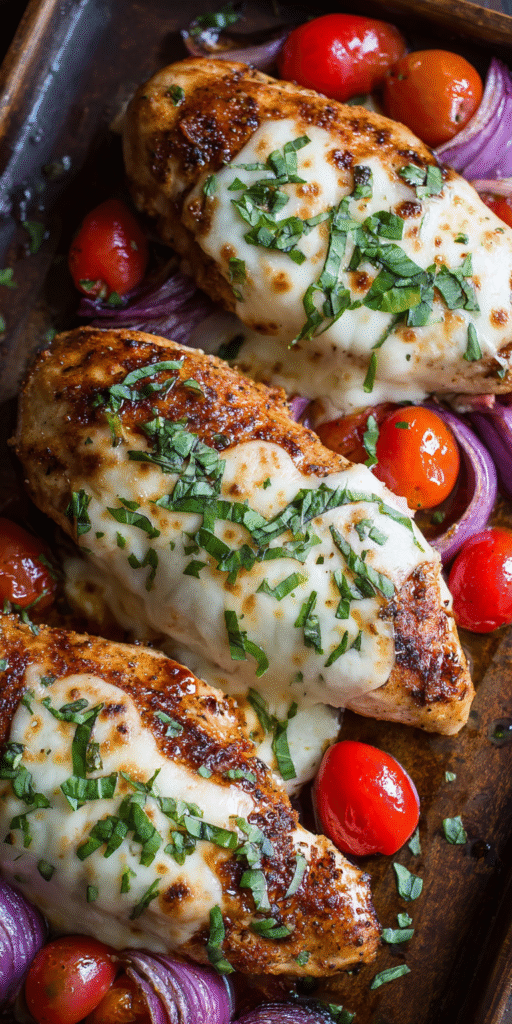 Balsamic Chicken with Mozzarella Recipe