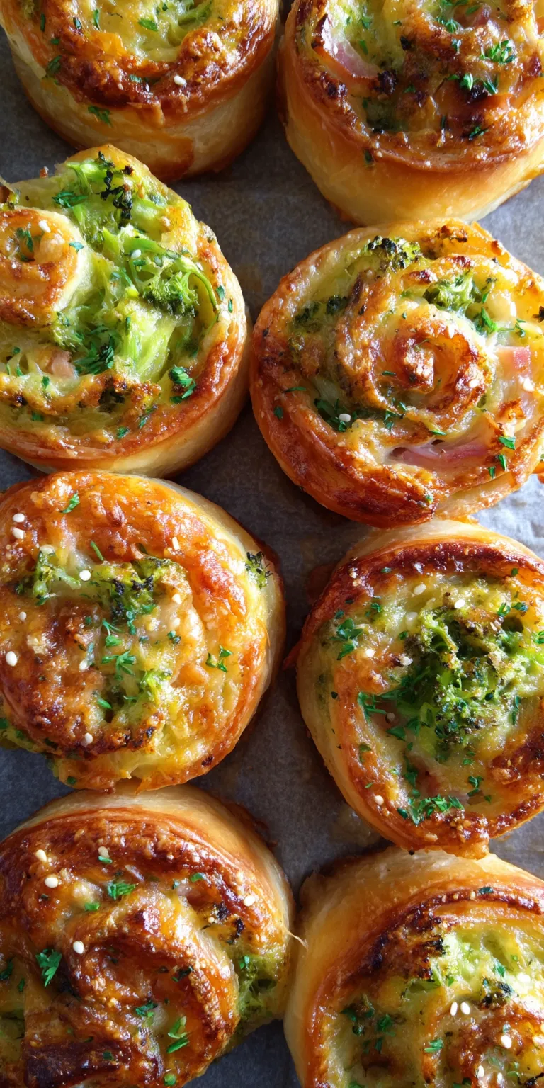 Broccoli Cheese Pinwheels | Easy Appetizer Recipe served warm with cozy spices