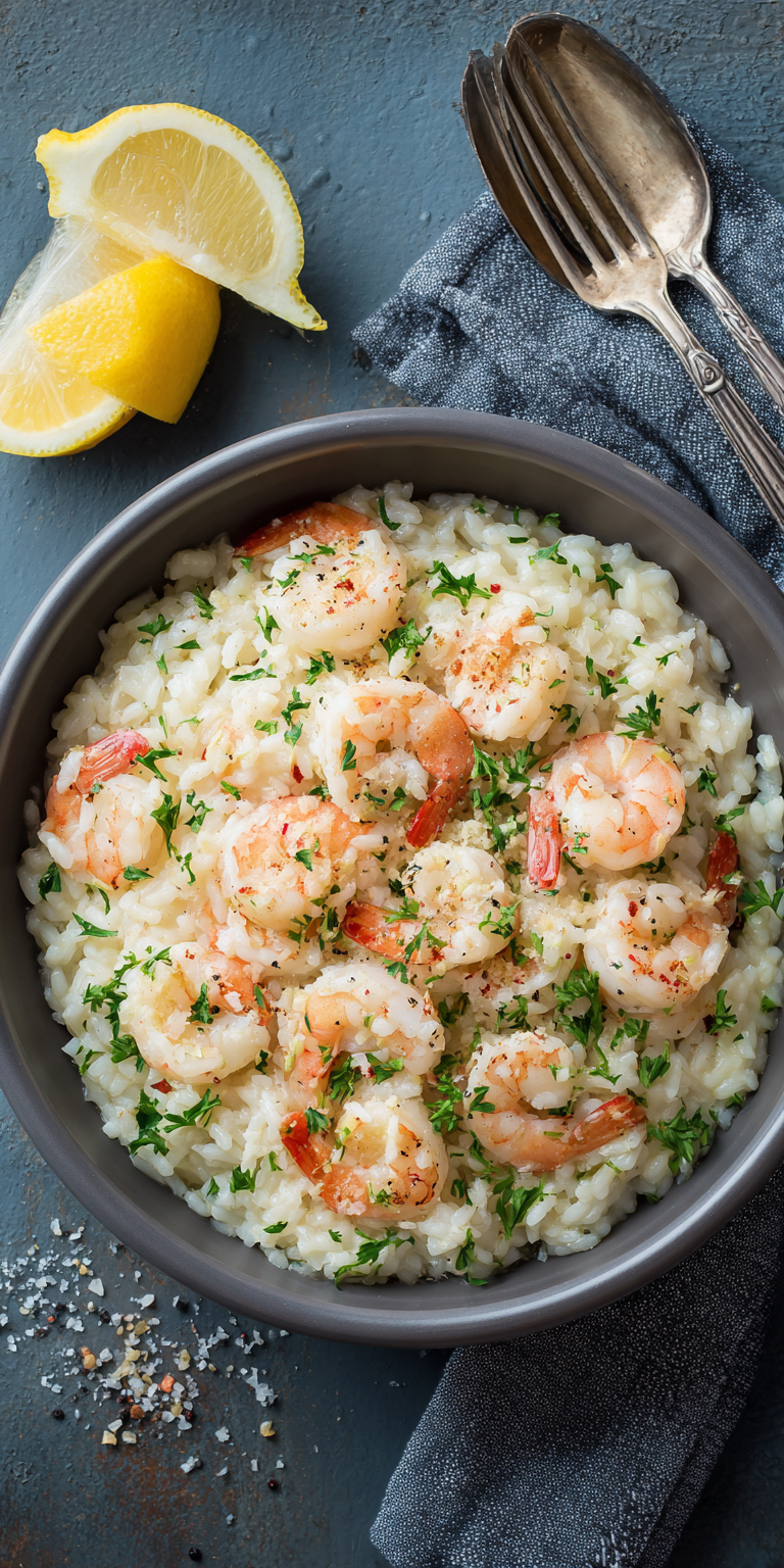 Shrimp Scampi Risotto Recipe