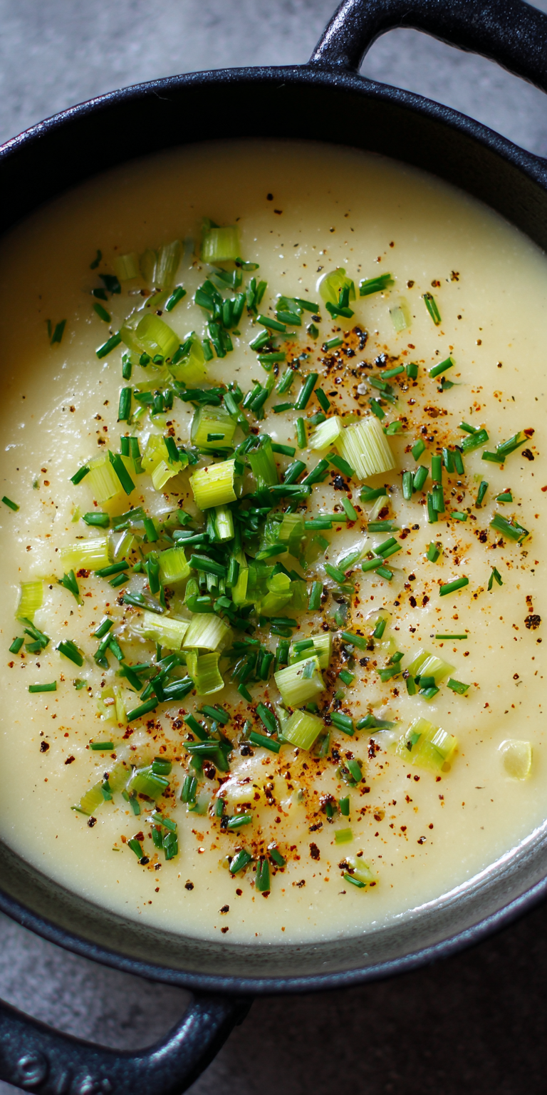 Vegan Potato Leek Soup Recipe