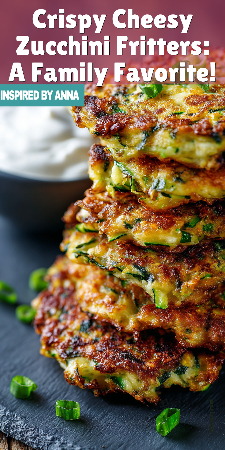 Crispy Cheesy Zucchini Fritters: A Family Favorite! served warm with cozy spices