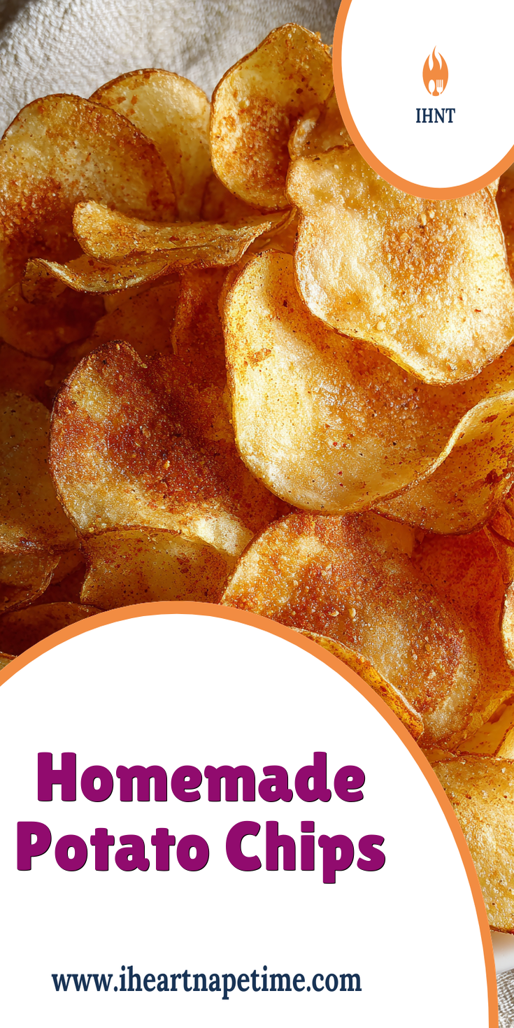 Crispy Homemade Potato Chips Recipe | Easy Snack Idea served warm with cozy spices