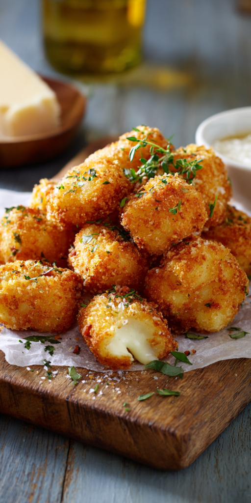 Parmesan Mozzarella Cheese Bites Recipe