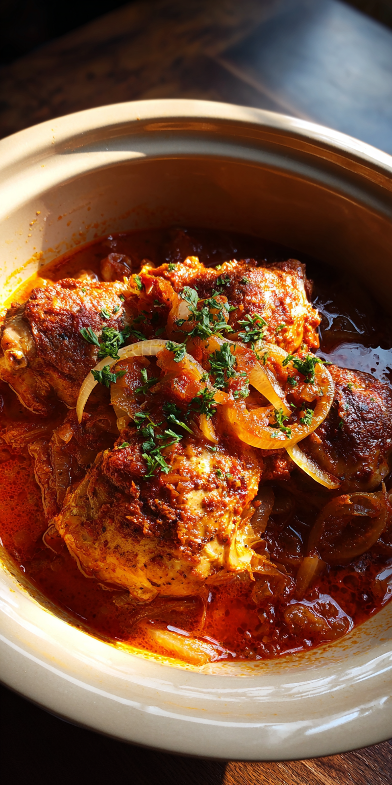 Crockpot Harissa Chicken Recipe