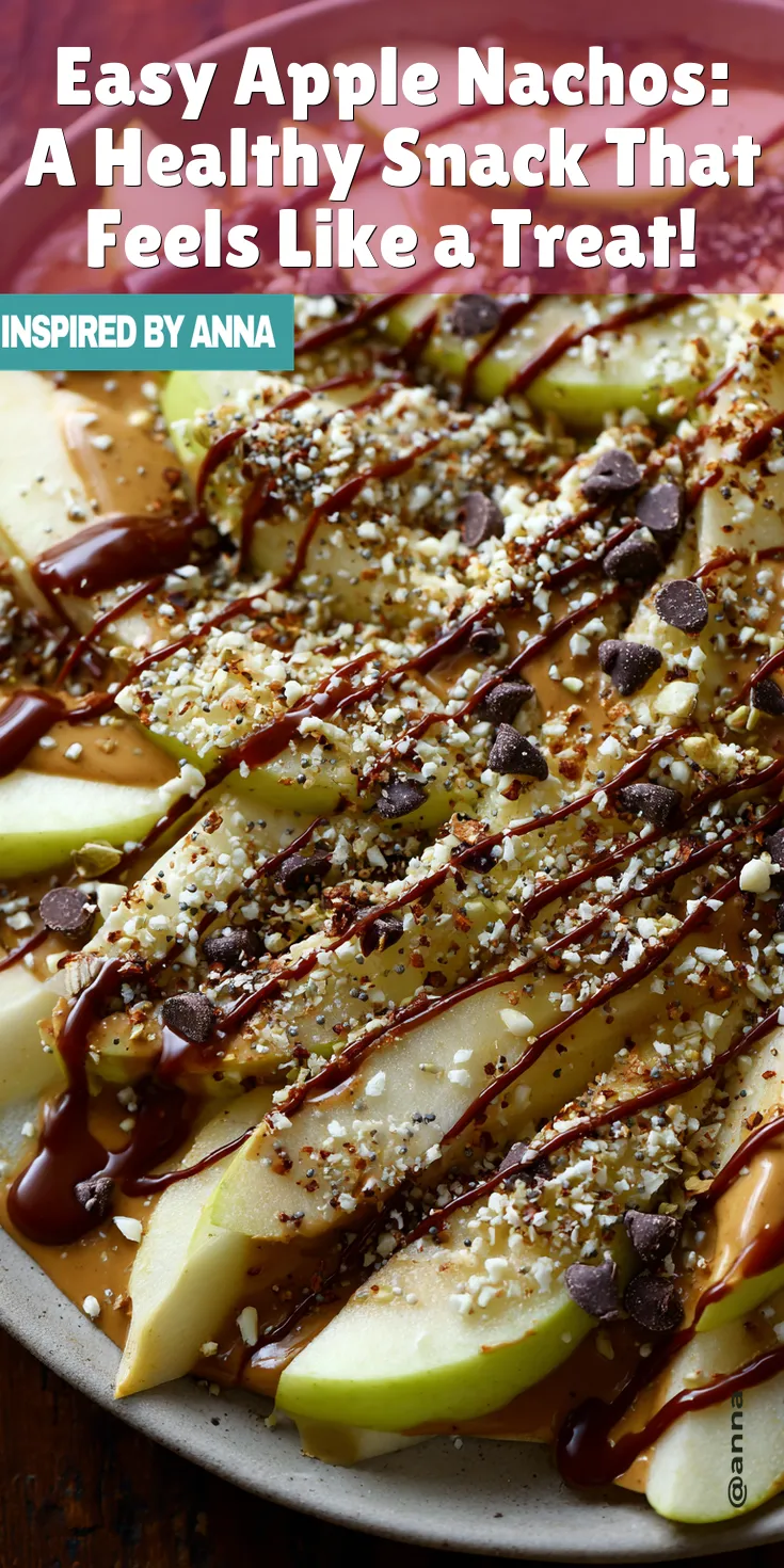 Easy Apple Nachos: A Healthy Snack That Feels Like a Treat! served warm with cozy spices