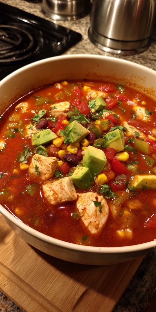 One-Pot Chicken Taco Soup Recipe