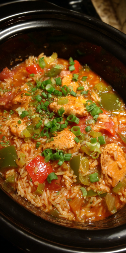 Slow Cooker Chicken Jambalaya Recipe
