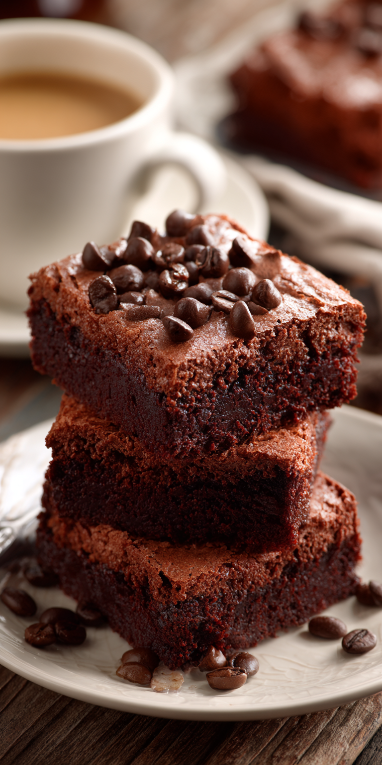 Frosted Coffee Brownies Recipe