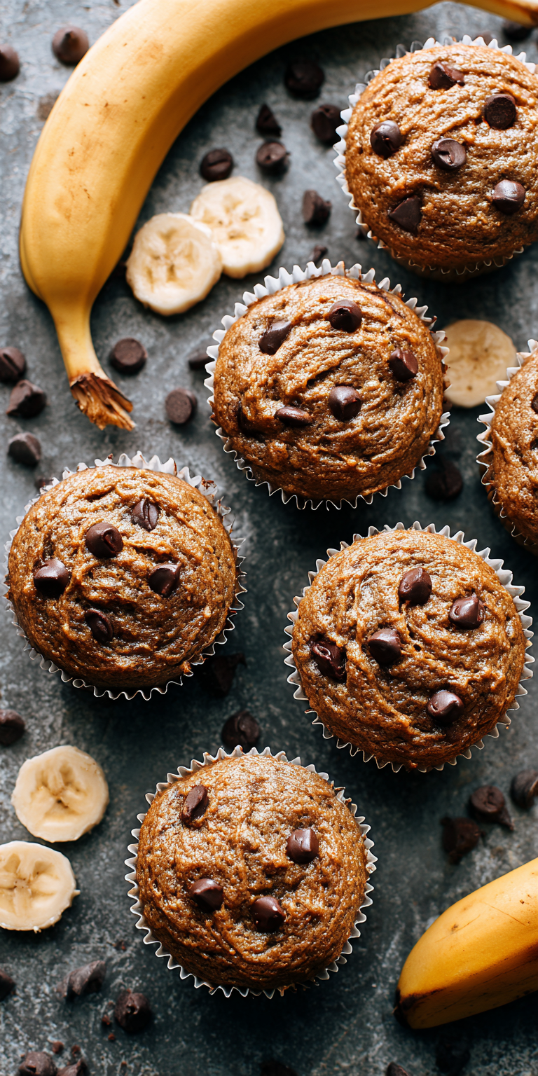 Almond Butter Banana Muffins Recipe