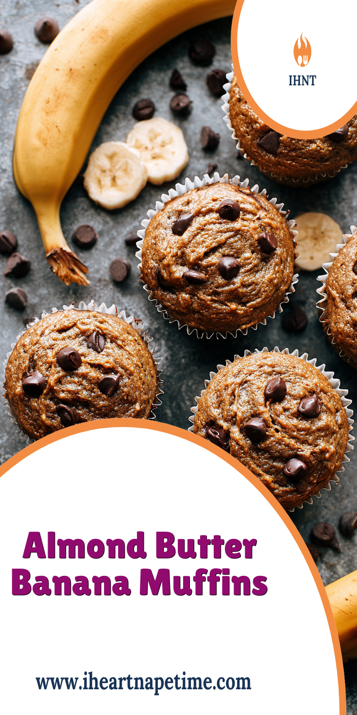 Healthy Almond Butter Banana Muffins Recipe served warm with cozy spices