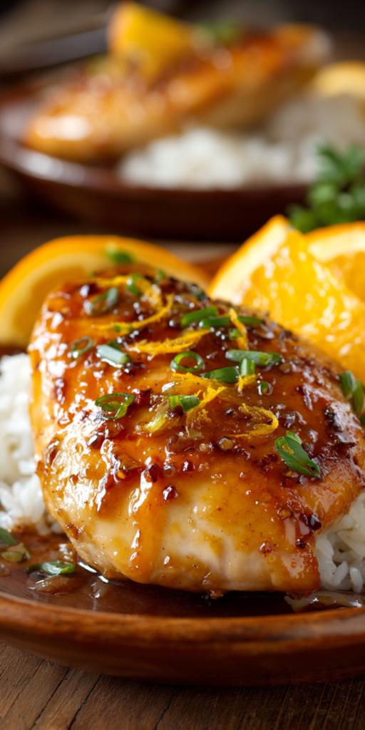 Orange-Glazed Chicken Breasts Recipe