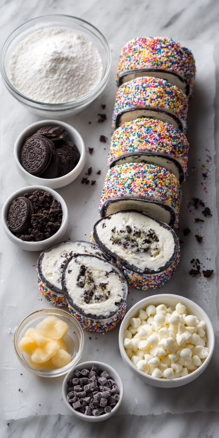 Oreo Sushi Rolls: A Fun & Easy No-Bake Dessert Recipe served warm with cozy spices