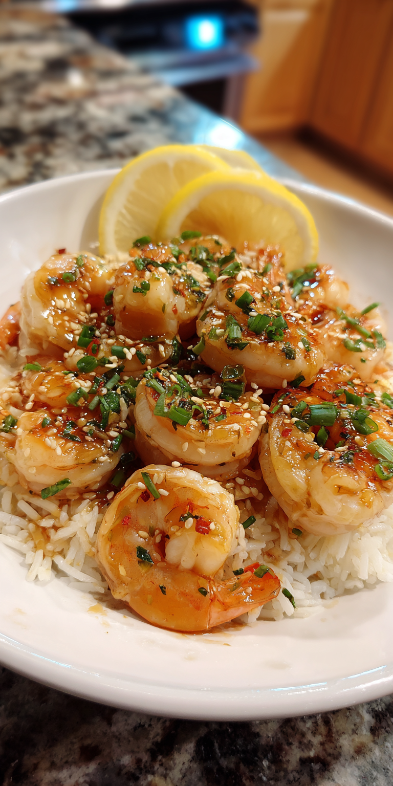 Teriyaki Shrimp Scampi Recipe