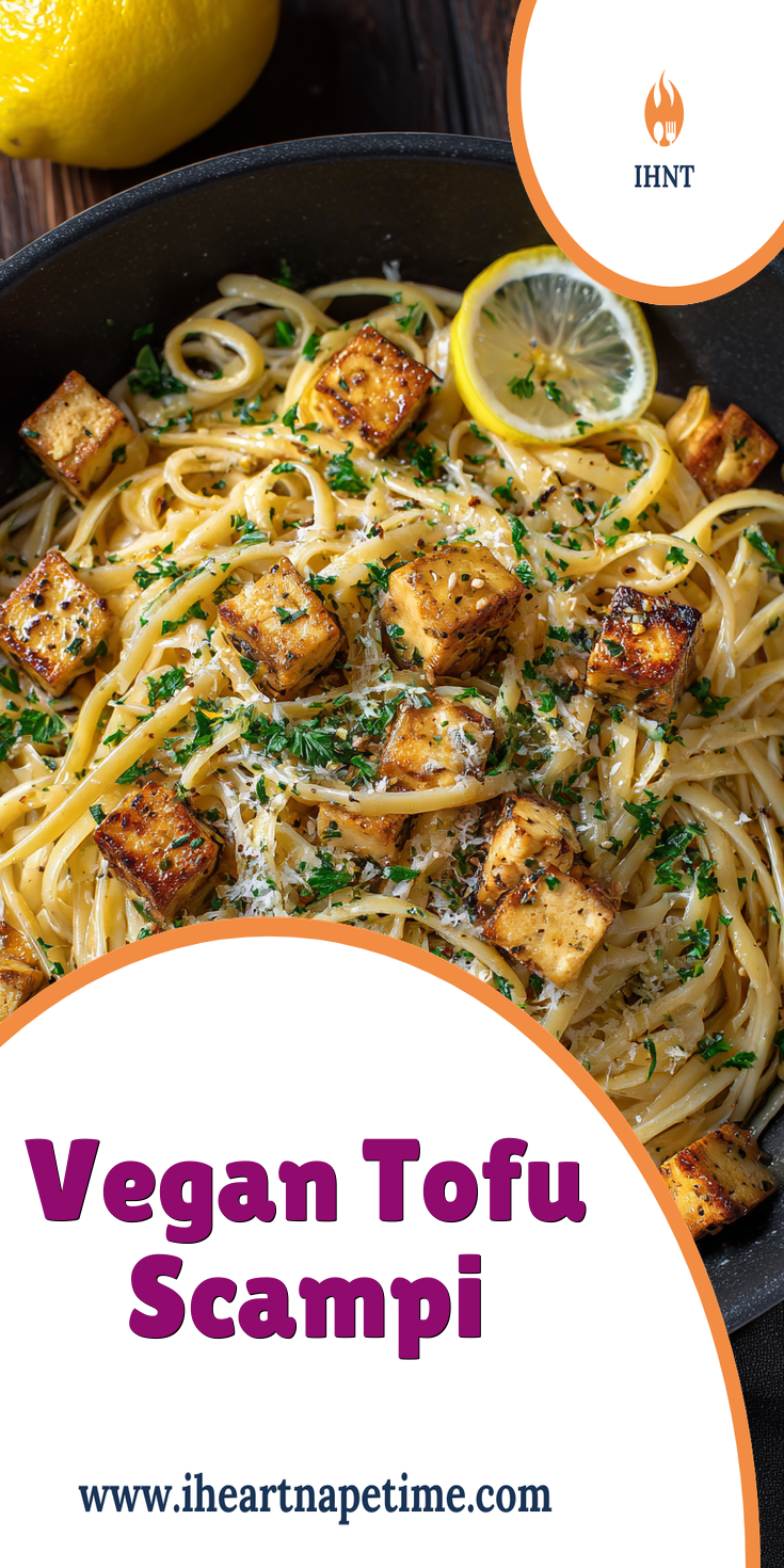 Vegan Tofu Scampi Recipe (Easy 30-Minute Dinner) served warm with cozy spices