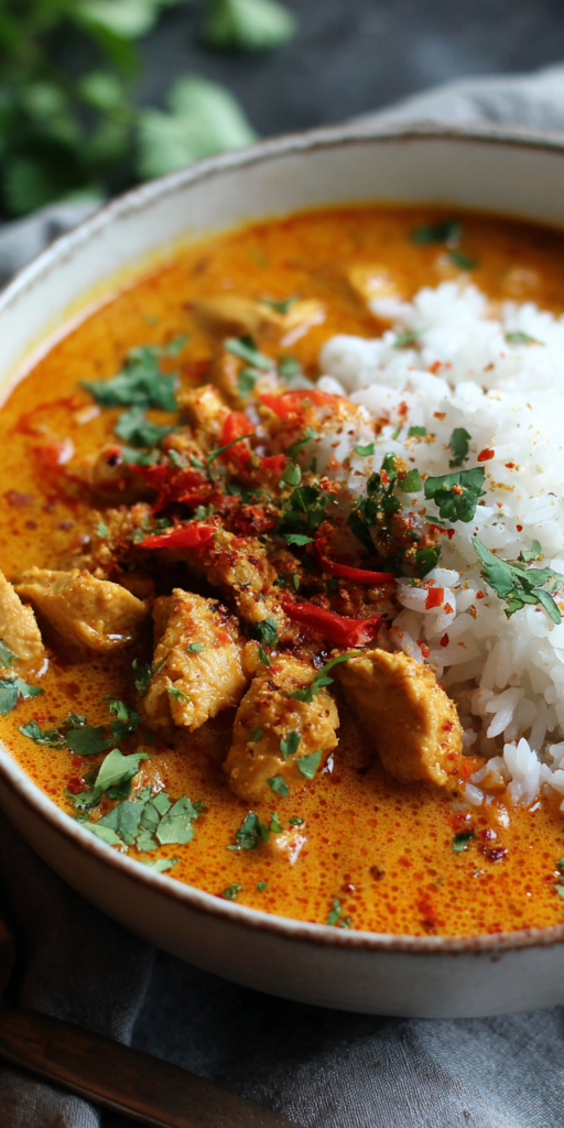 Creamy Coconut Harissa Chicken Curry Recipe