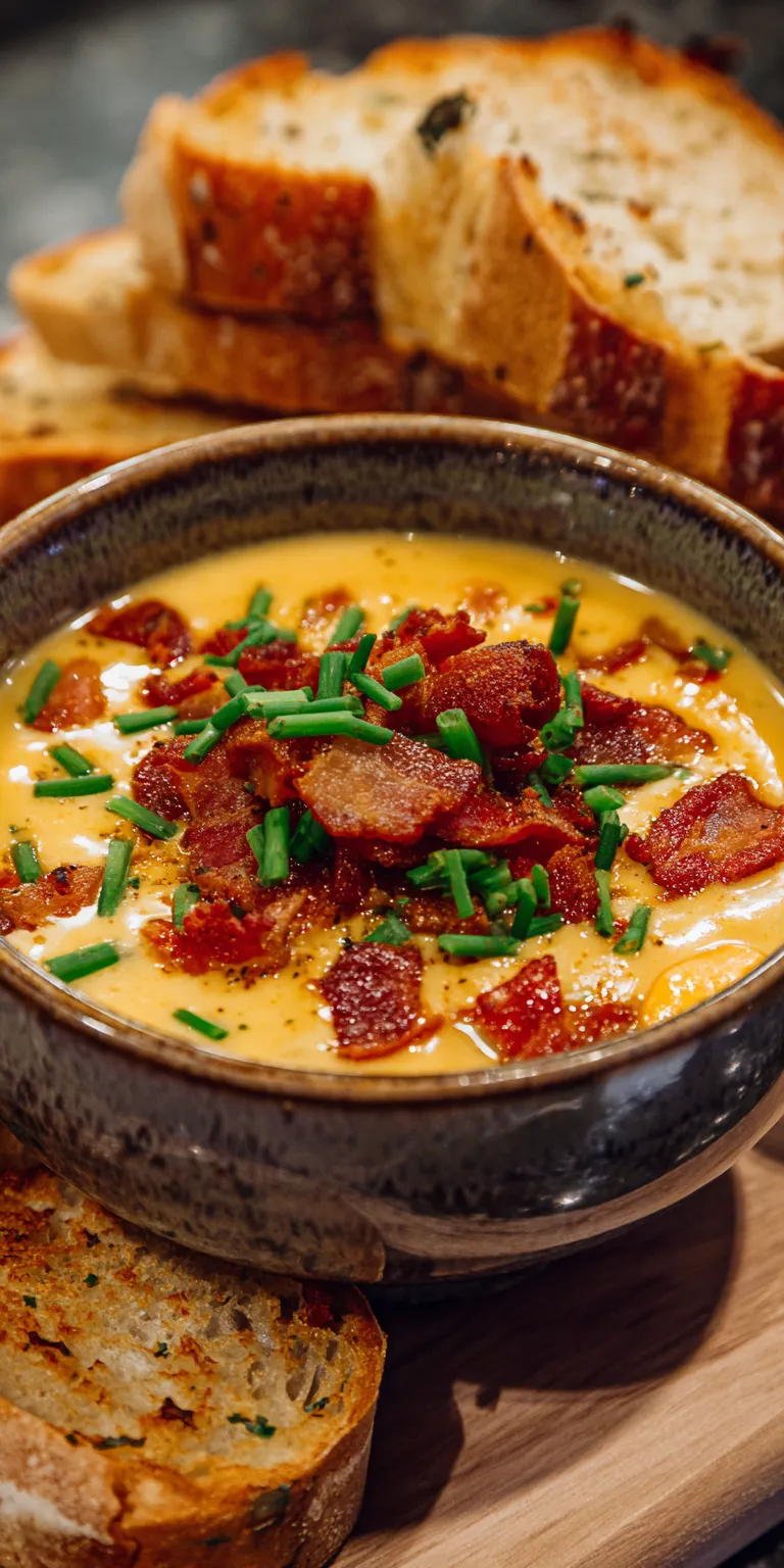 Loaded Cheesy Bacon Cajun Potato Soup served warm with cozy spices
