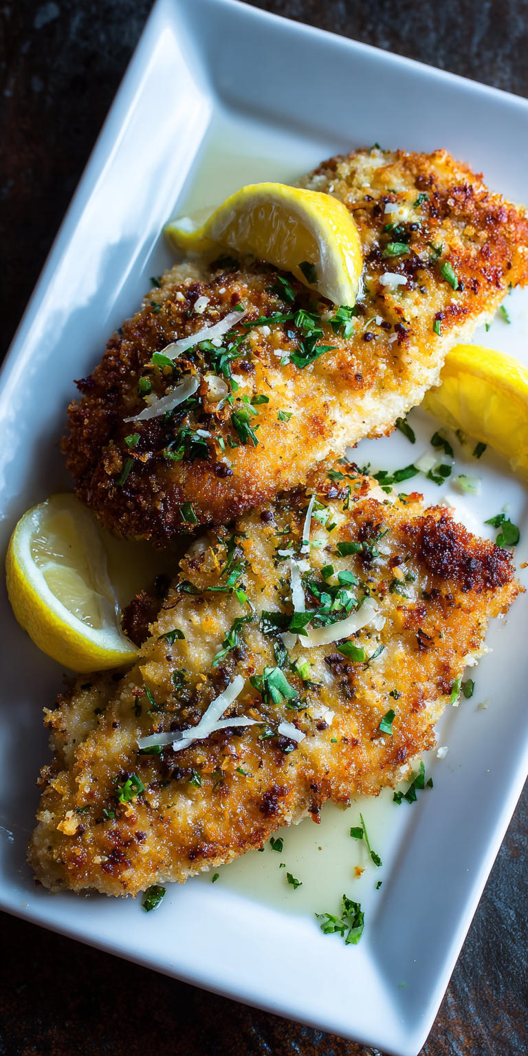 Truffle Oil & Herb Panko Parmesan Chicken Recipe